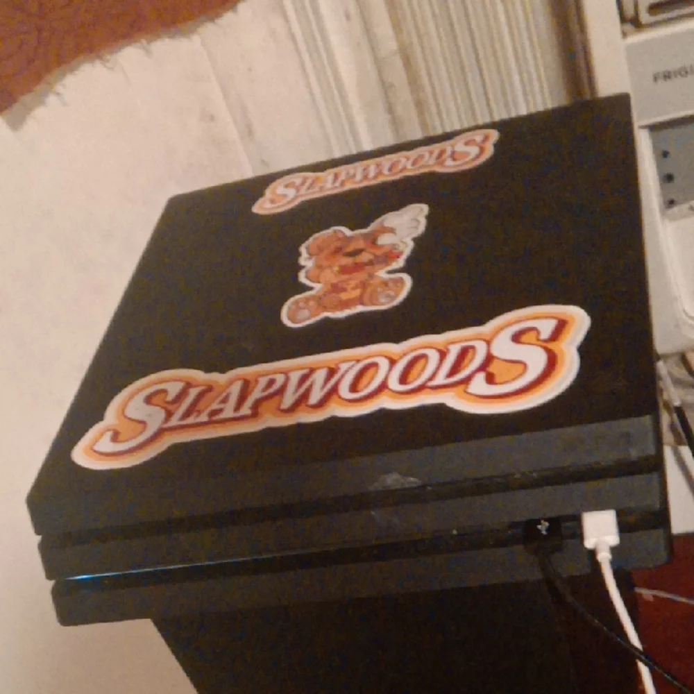 Sony Black Console with Slapwoods Stickers